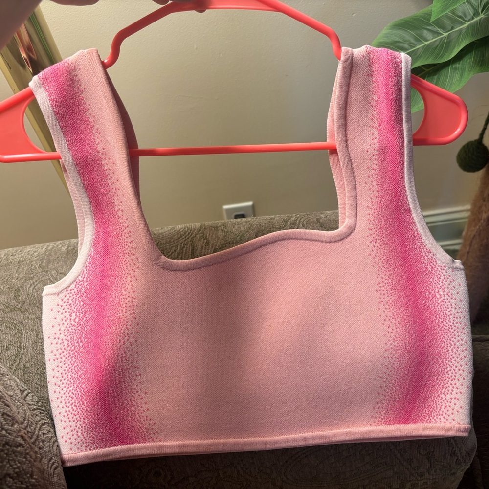 PH5 pink spray wavy top